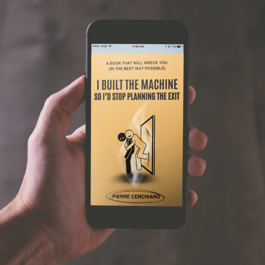 📌 I Built the Machine So I’d Stop Planning the Exit
